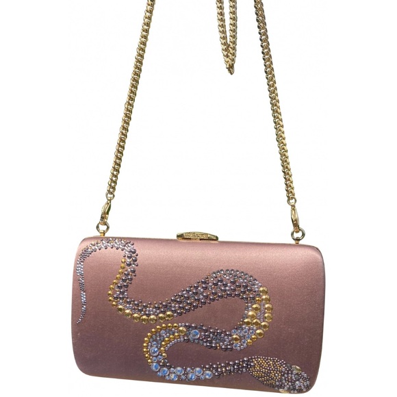 Roberto Cavalli Satin and Crystal Snake Crossbody - Picture 4 of 10